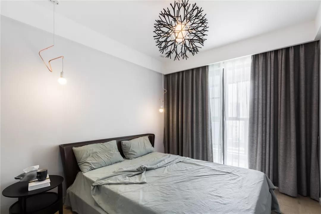 115㎡现代极简风，黑白灰冷色调，细节处理让这个家也不算很冷装修效果图片_12