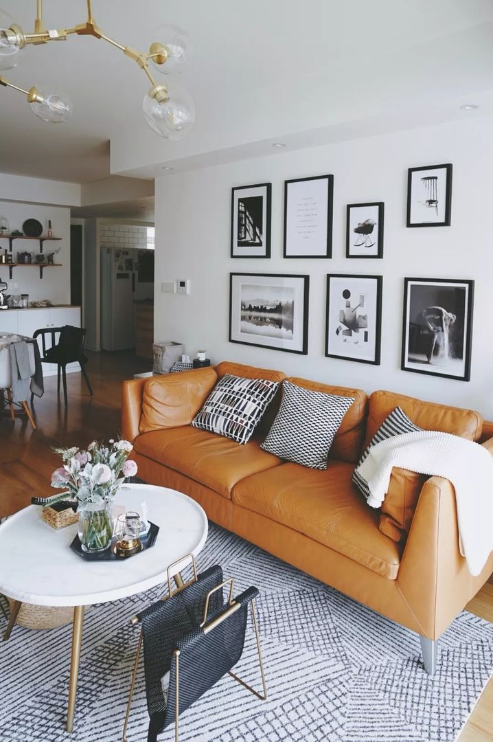 客厅摆上驼色沙发，轻松打造轻奢风装修效果图片_5