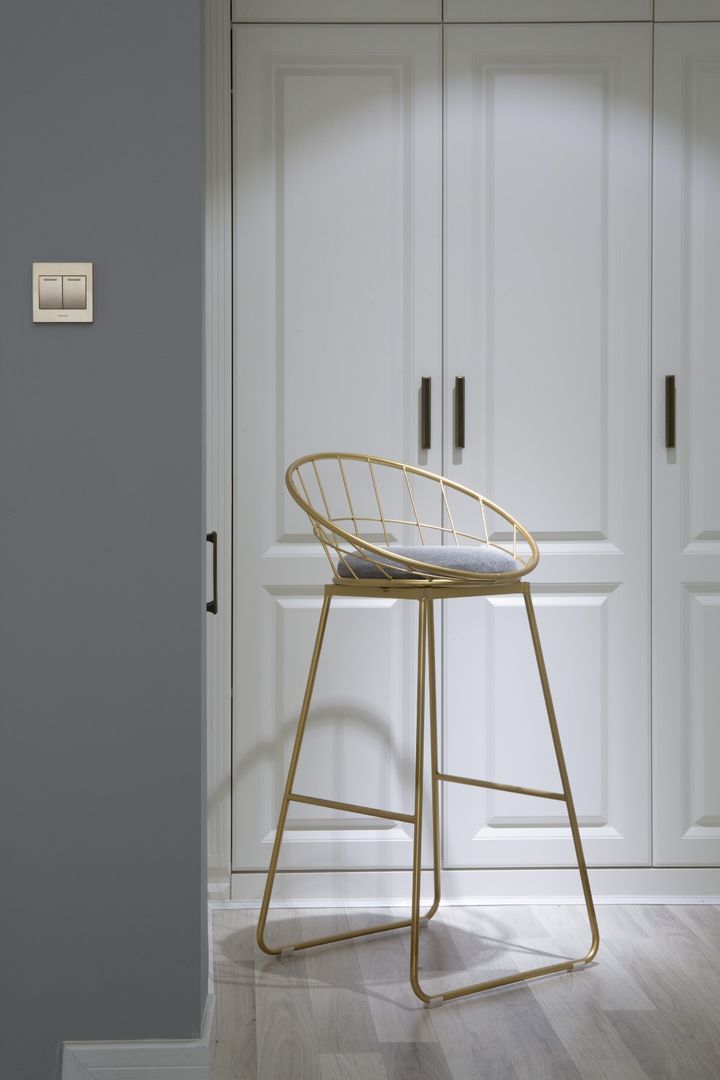 「家居设计」105m2现代美式，浪漫优雅，奢华端庄 | 自贡名筑设计装修效果图片_10