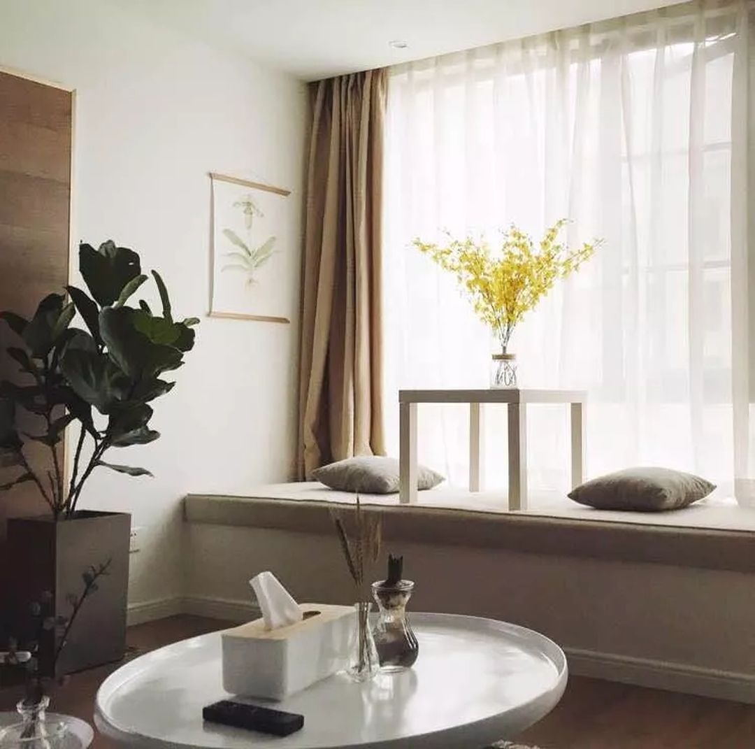 客厅有飘窗，18张软装搭配值得参考装修效果图片_16