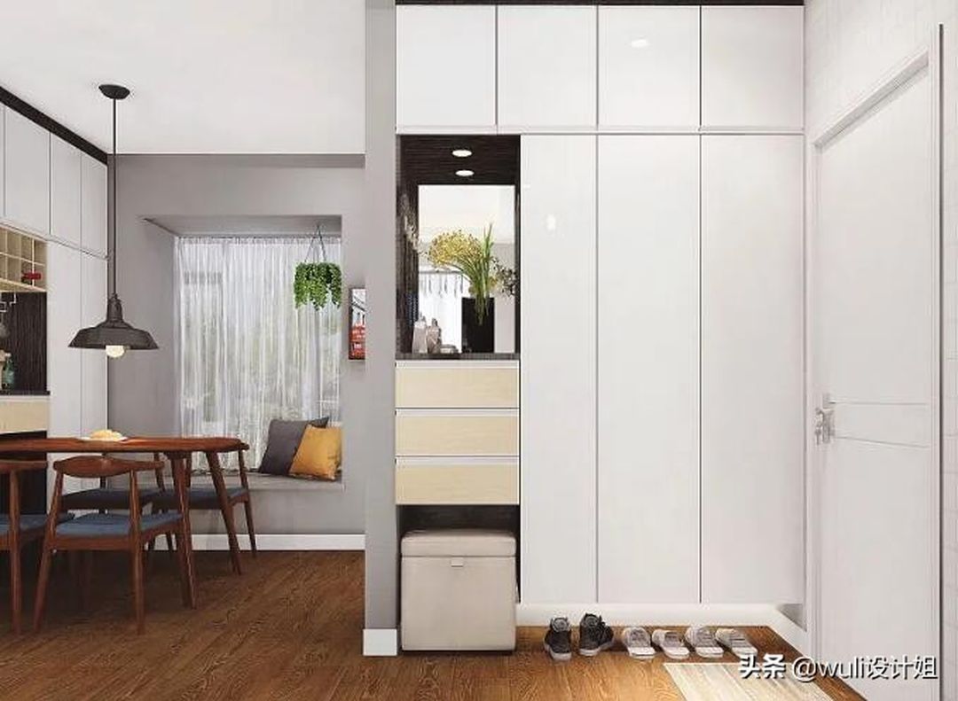 恕我直言，30个玄关设计总有一款适合你！装修效果图片_21