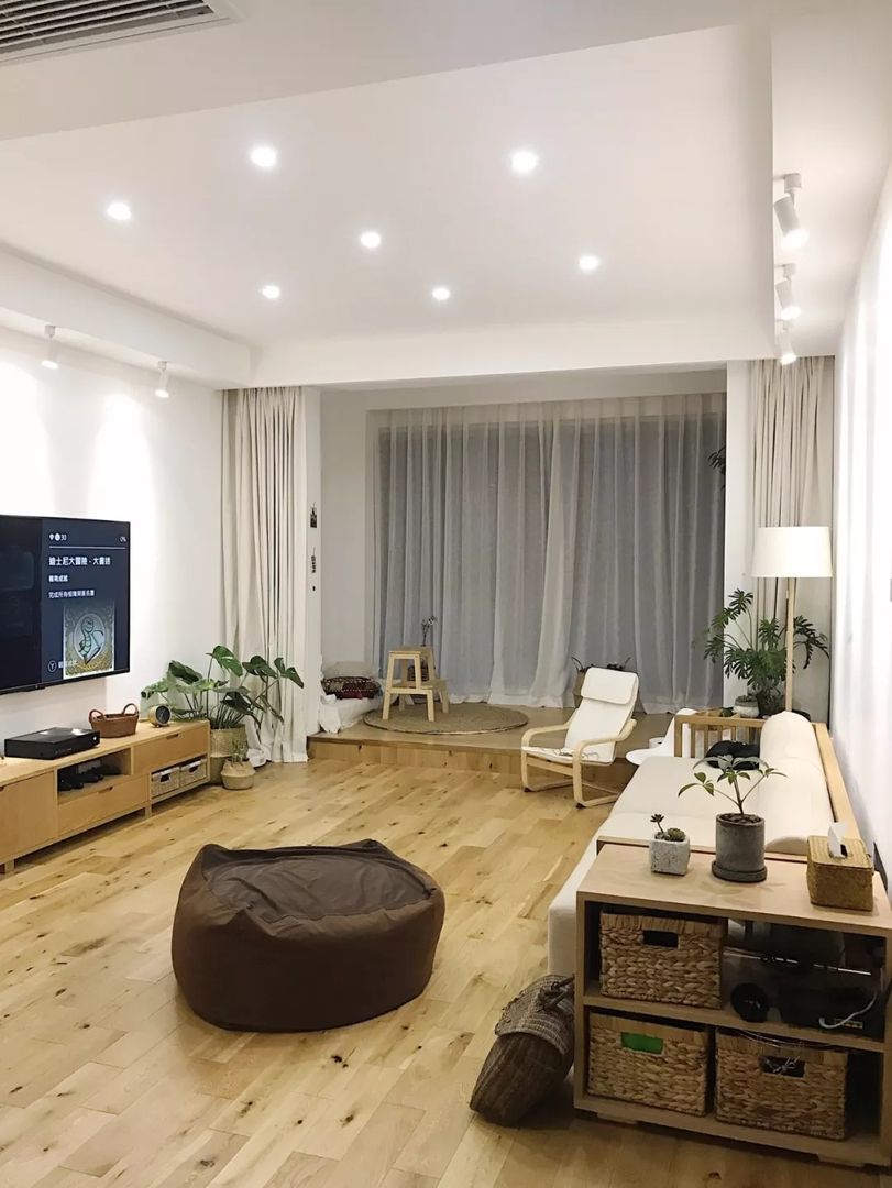 22个原木风客厅，越看越温馨装修效果图片_10