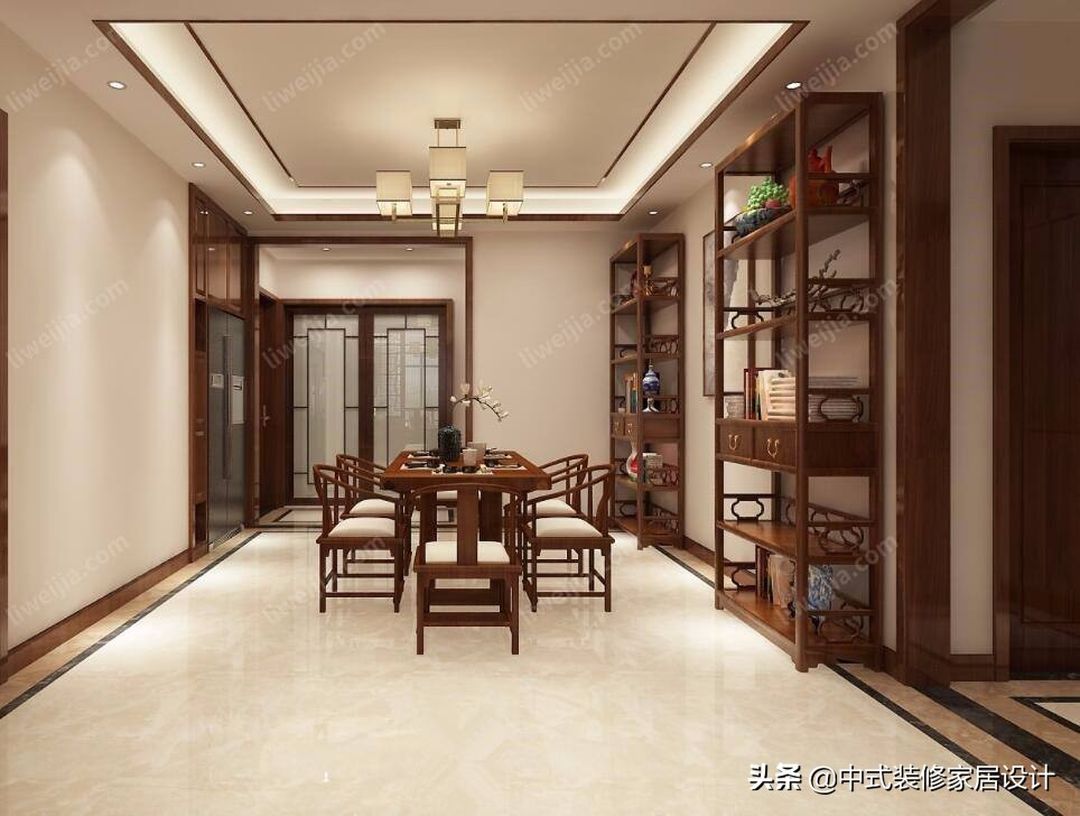 15个新中式餐厅案例，古典现代皆有，值得借鉴装修效果图片_14