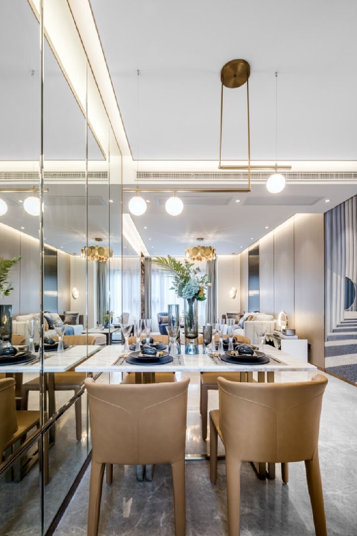 「家居设计」恰到好处的温柔轻奢，三户型品质美学家 | 圣易文装修效果图片_14