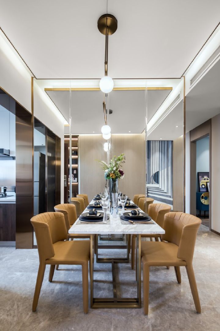 「家居设计」恰到好处的温柔轻奢，三户型品质美学家 | 圣易文装修效果图片_13