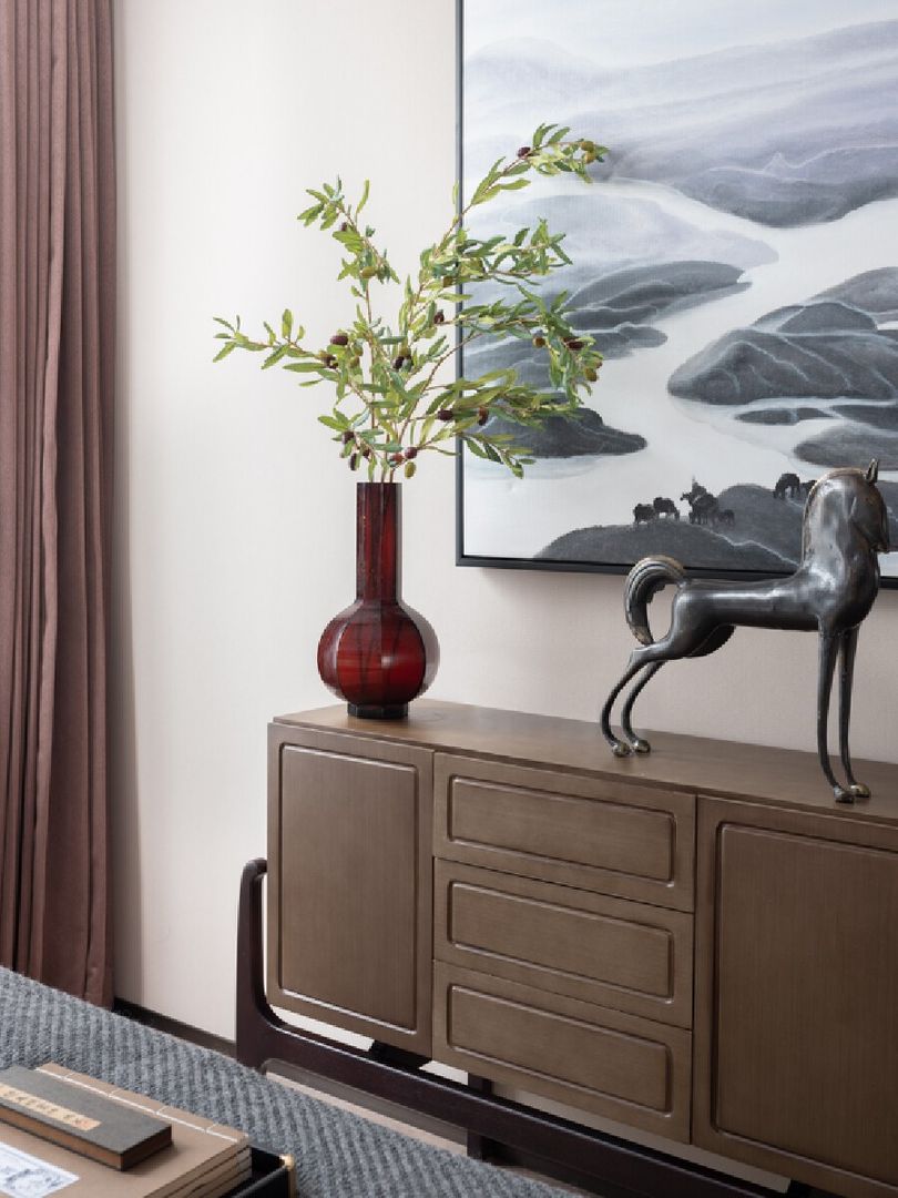 「家居设计」和泓·桃李春风新中式 | 品辰设计装修效果图片_23