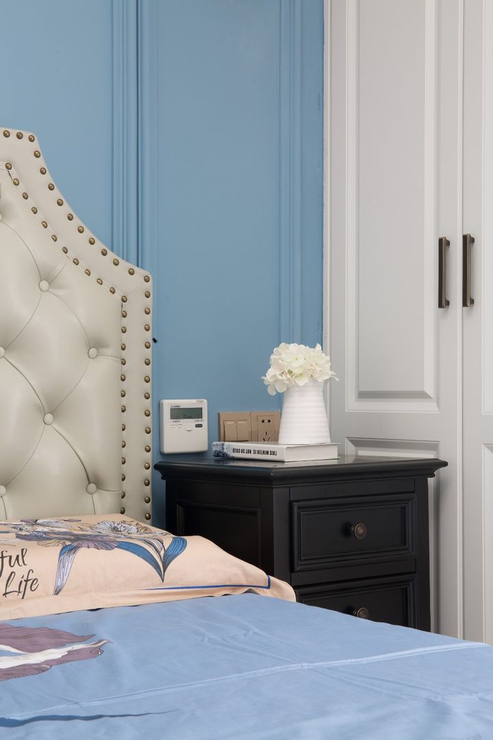 「家居设计」105m2现代美式，浪漫优雅，奢华端庄 | 自贡名筑设计装修效果图片_9