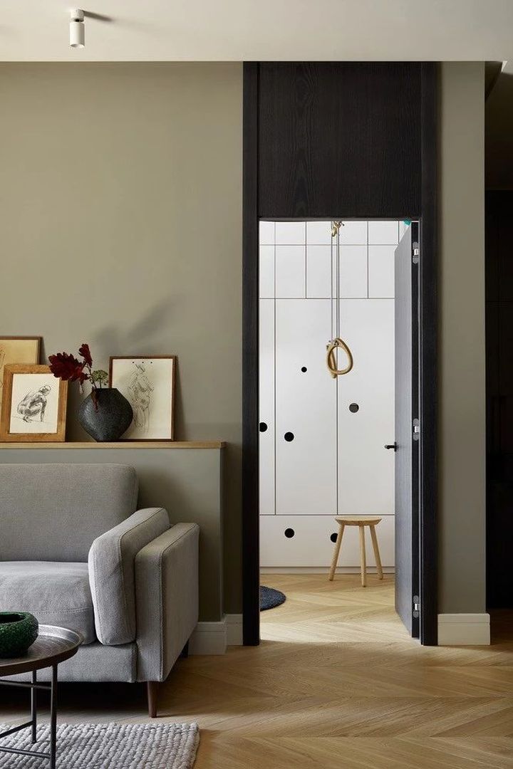 营造轻奢之美！88㎡高级灰风格气质公寓设计装修效果图片_1