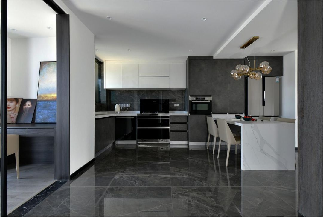 90平小户型也能装出轻奢风的感觉，档次瞬间提高装修效果图片_3