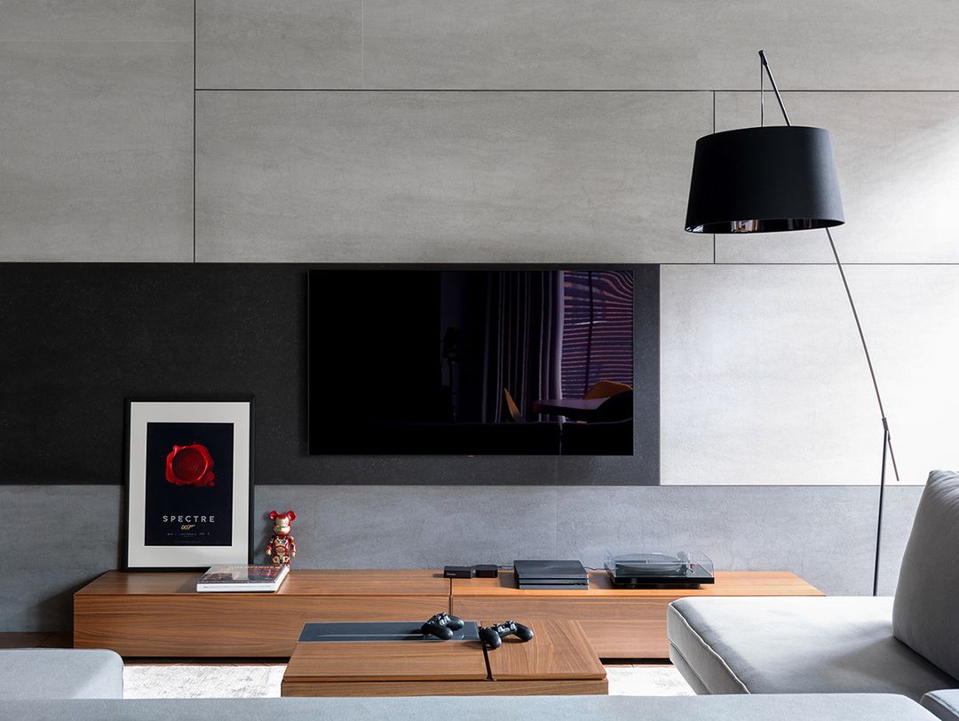 120㎡轻奢美式风，现代感极强的艺术，优雅高档装修效果图片_9