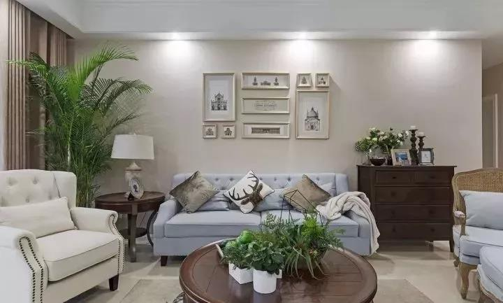 135㎡美式风三居，温馨而清新的生活感