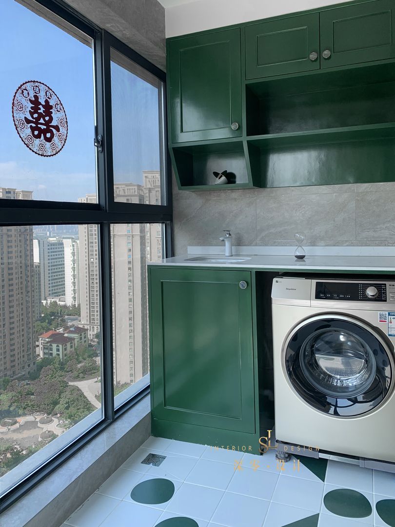 家有两个阳台，记得分一个给书房哦装修效果图片_8