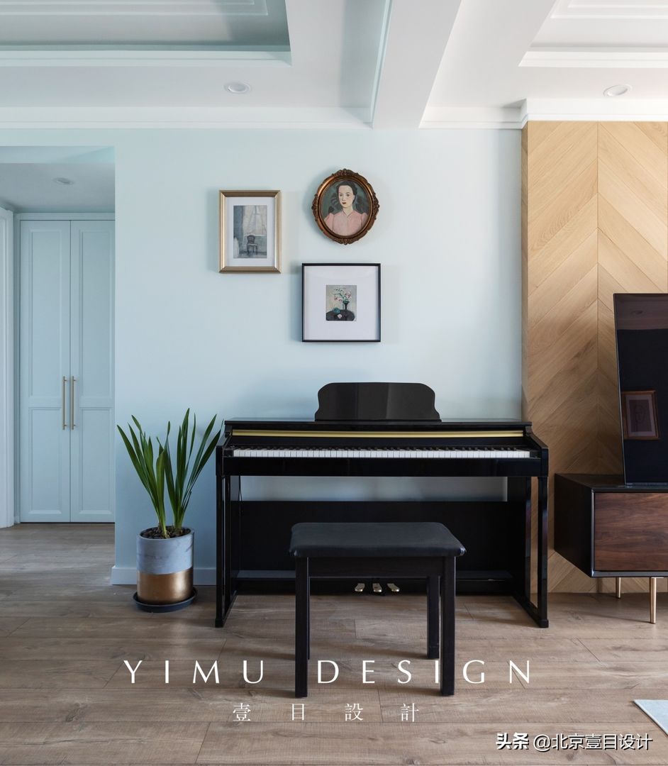 复古轻奢元素打造为精致且灵动的大气时尚现代风装修效果图片_5