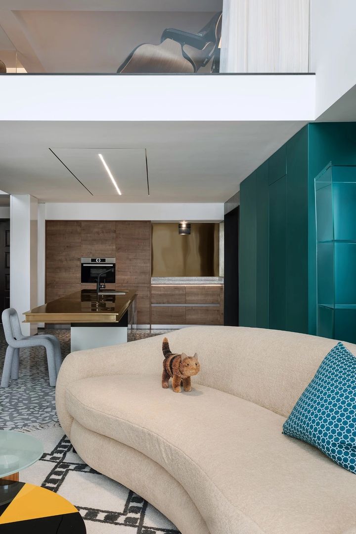 「家居设计」一个人住300m2 复式公寓，可以安放灵魂的家装修效果图片_17