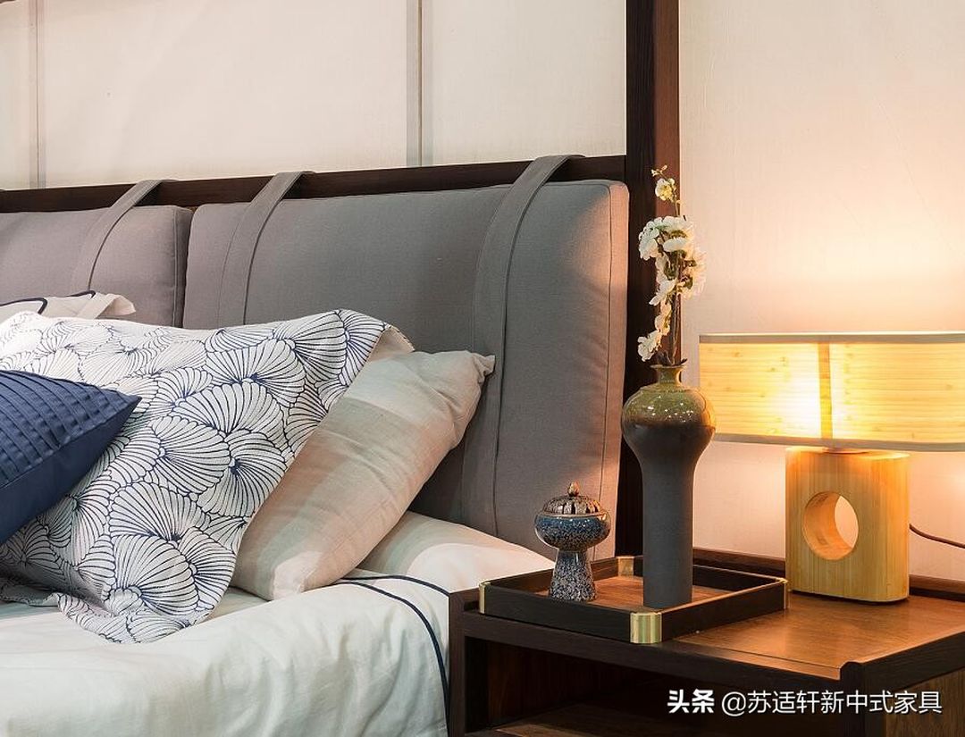 新中式展会空间 实木家具，添染明媚、灵动之气装修效果图片_5