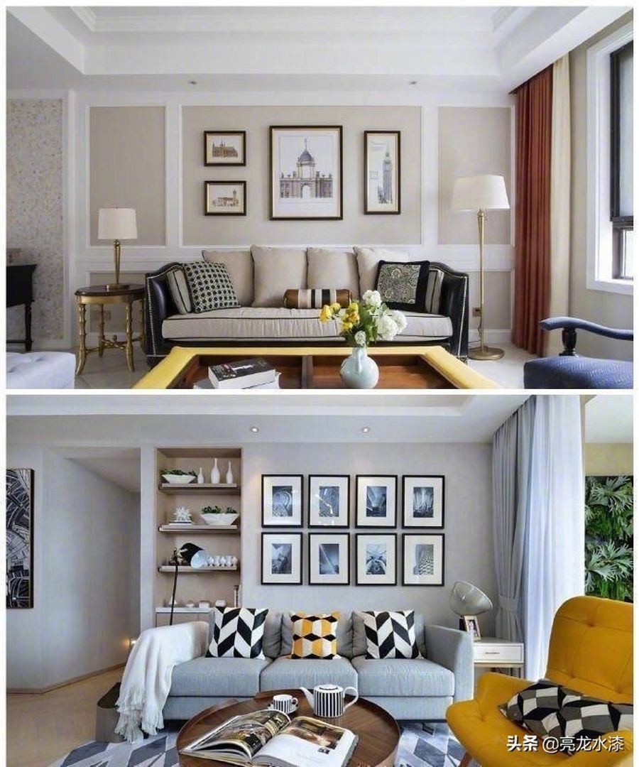 20款设计感超强的沙发背景墙，你最pick哪一款？装修效果图片_5