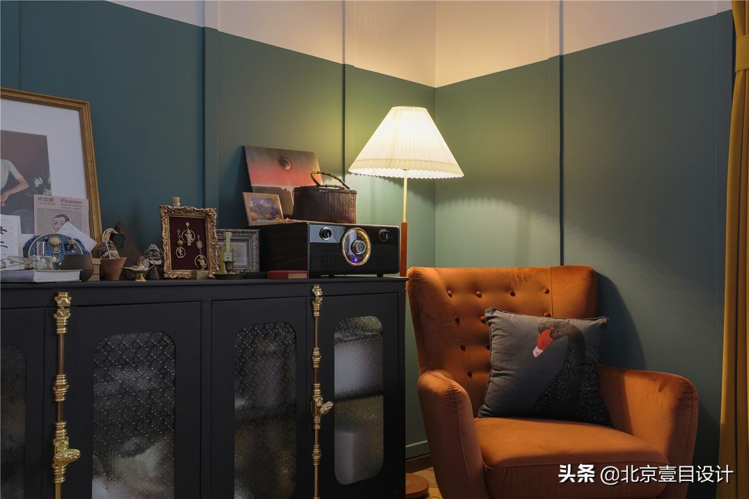 55㎡老房，摆脱“老破小”标签，变身别具韵味的老上海风雅宅装修效果图片_4