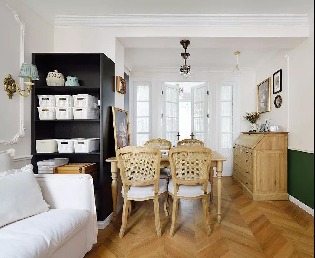 48㎡轻古典风小户型，简单而不失优雅装修效果图片_3