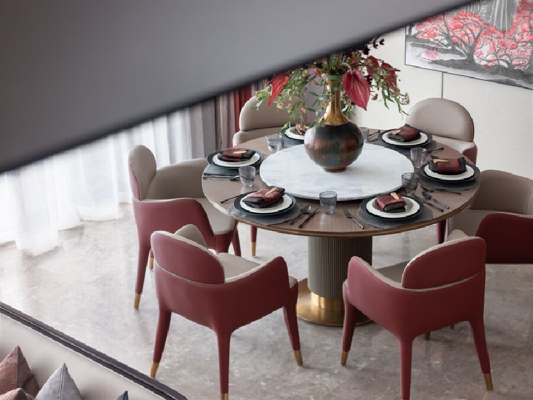 「家居设计」和泓·桃李春风新中式 | 品辰设计装修效果图片_12