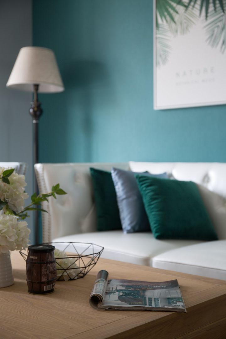 「家居设计」105m2现代美式，浪漫优雅，奢华端庄 | 自贡名筑设计装修效果图片_4