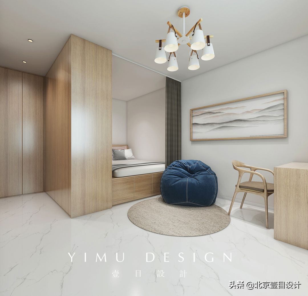 超好看的时尚儿童房装修效果图片_4