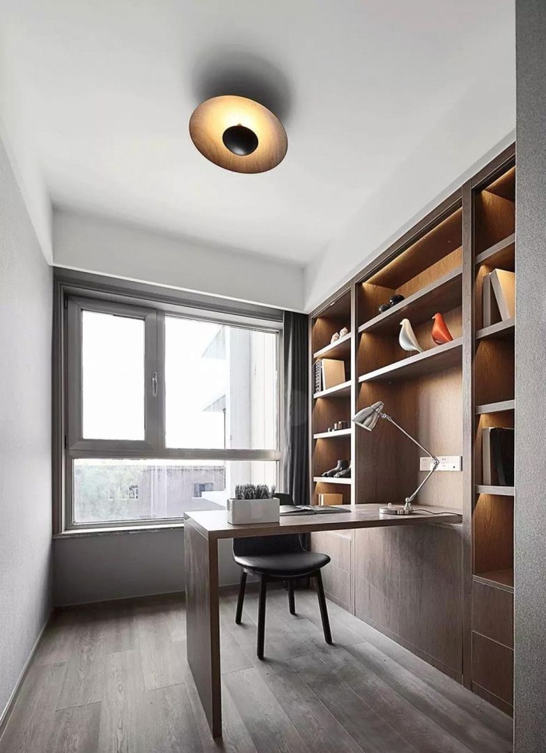16张小户型适用的书房设计，可以参考装修效果图片_5
