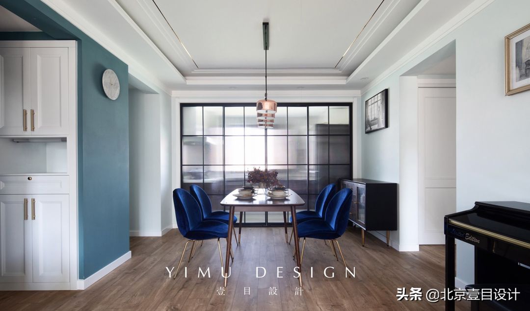 复古轻奢元素打造为精致且灵动的大气时尚现代风装修效果图片_7