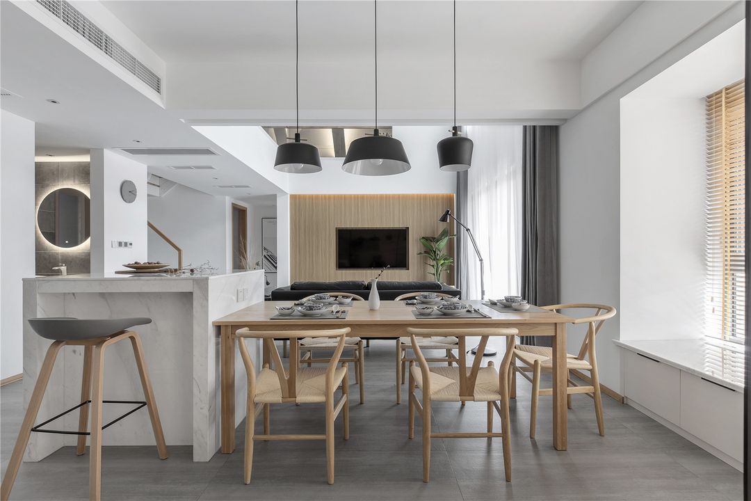 「家居设计」215㎡异形复式空间大改造「田·原」装修效果图片_27