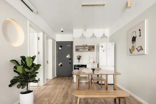 墙洞、屏风、煮茶台，他花35万打造最禅意的日式风！