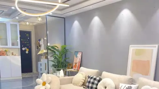 110㎡三居室现代田园风，这样搭配更好看！