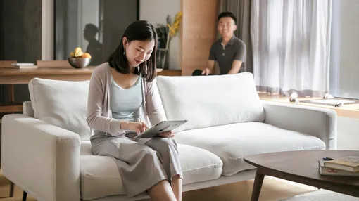 89㎡日式原木风，书架墙、投影还有长飘窗，打造家庭核心区