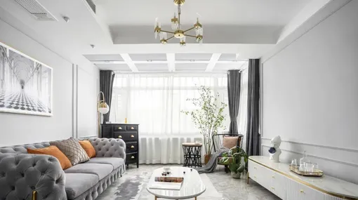 拆过道、切餐厅，打通阳台玻璃吊顶，108㎡瞬间宽敞明亮翻倍！