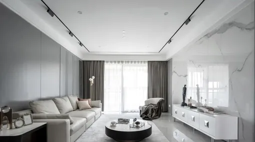 无敌采光双动线，一家四口200㎡私宅，越看越高级#功能大师#