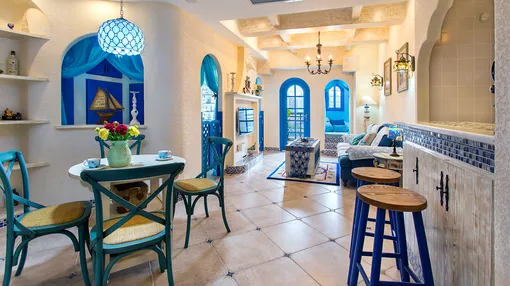 65㎡二居室| 带你体验浪漫地中海风情