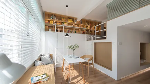 60年代老房公益改造，30平怎么容纳四口人的生活？