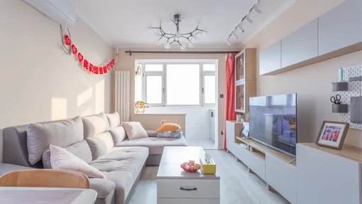 67㎡婚房一厅三用，收纳堪比200㎡，让豪宅都羡慕#多彩人家