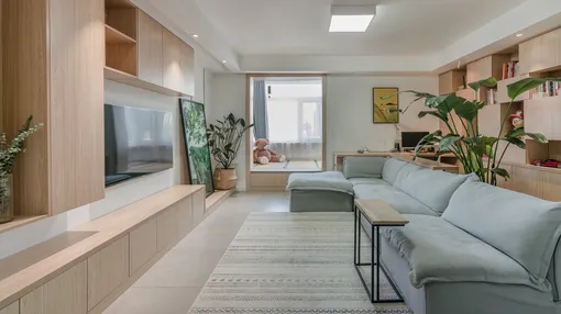 两居爆改变成大三居，梦想中的家庭工作室一并全部实现