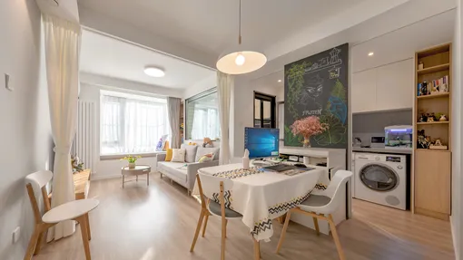 爆改55平米一居室，让阳光照进家的每一个角落