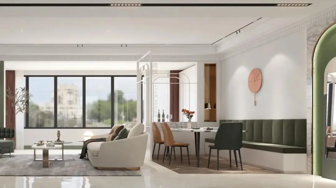 146m²平层现代简美撞色设计分享💗图片_2