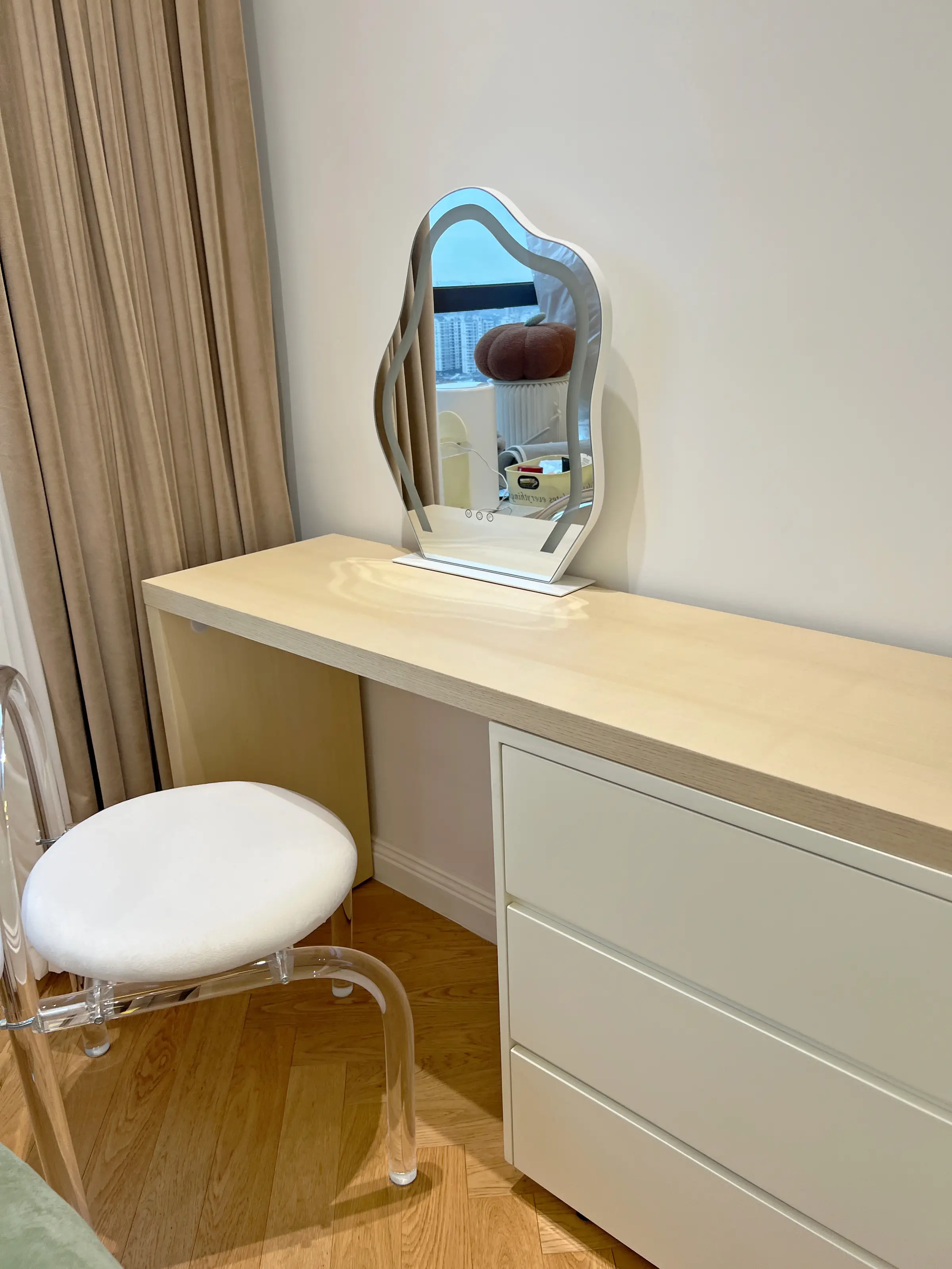 别划走！床尾斗柜化妆桌一体收纳也太强大了图片_8