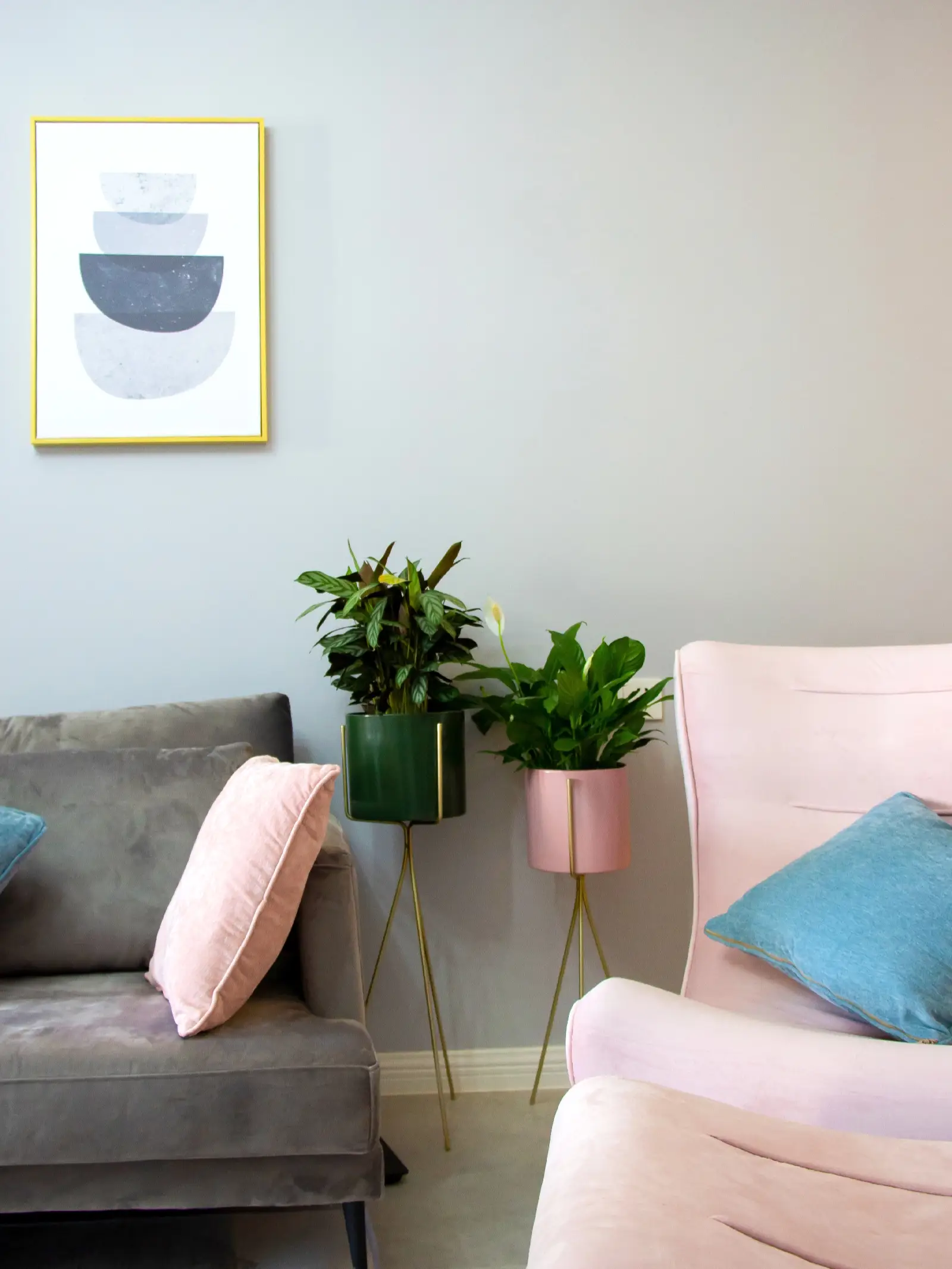 Ins感北欧风清新客厅，乳胶漆颜色怎么搭图片_0