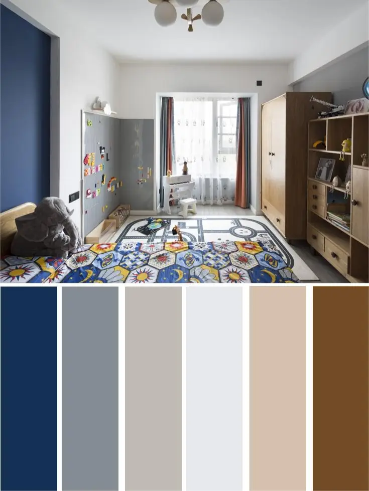 想要打造男孩的儿童空间，试试蓝色乳胶漆！图片_4