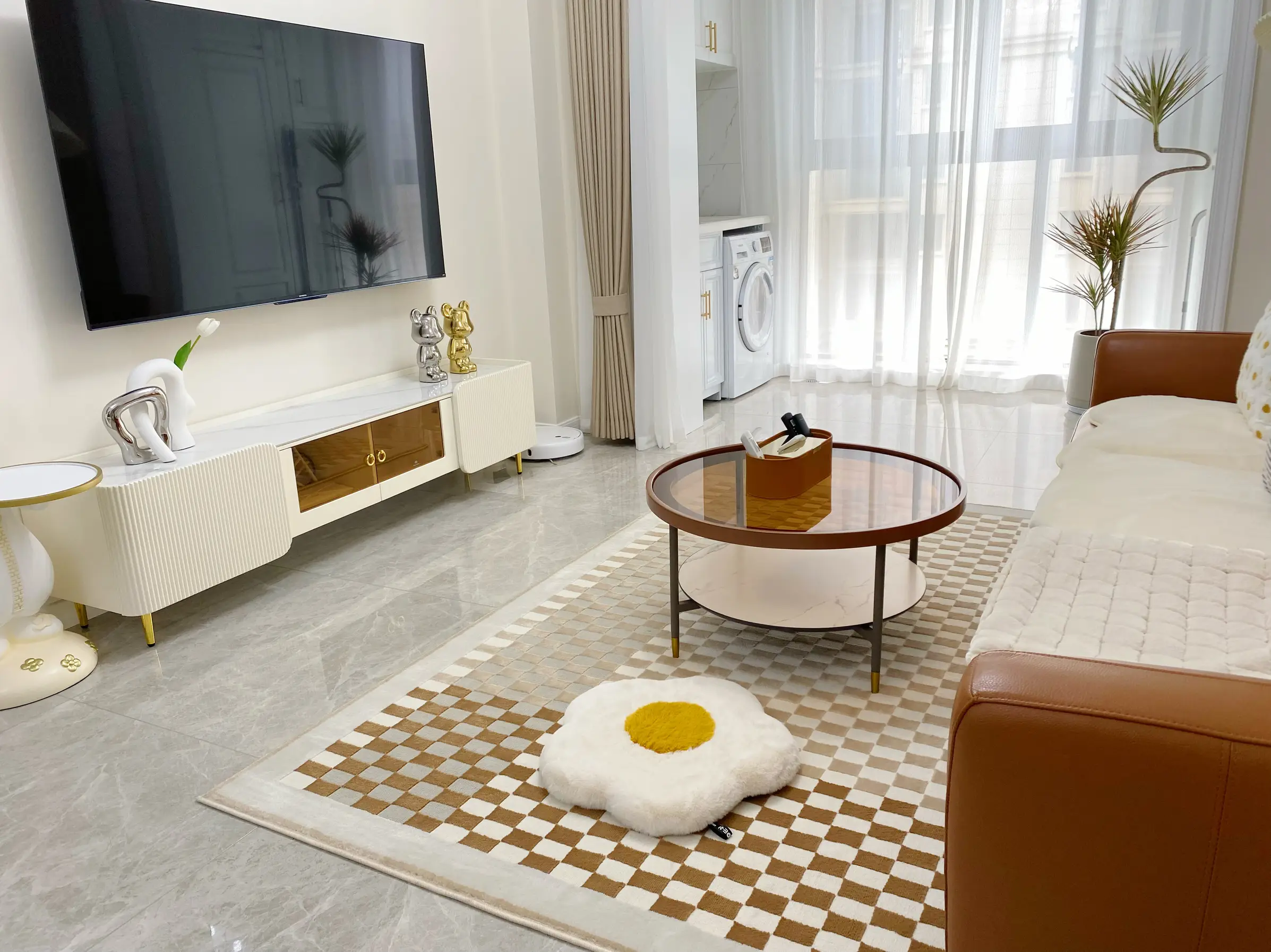 奶油奶油的电视柜呀！图片_7