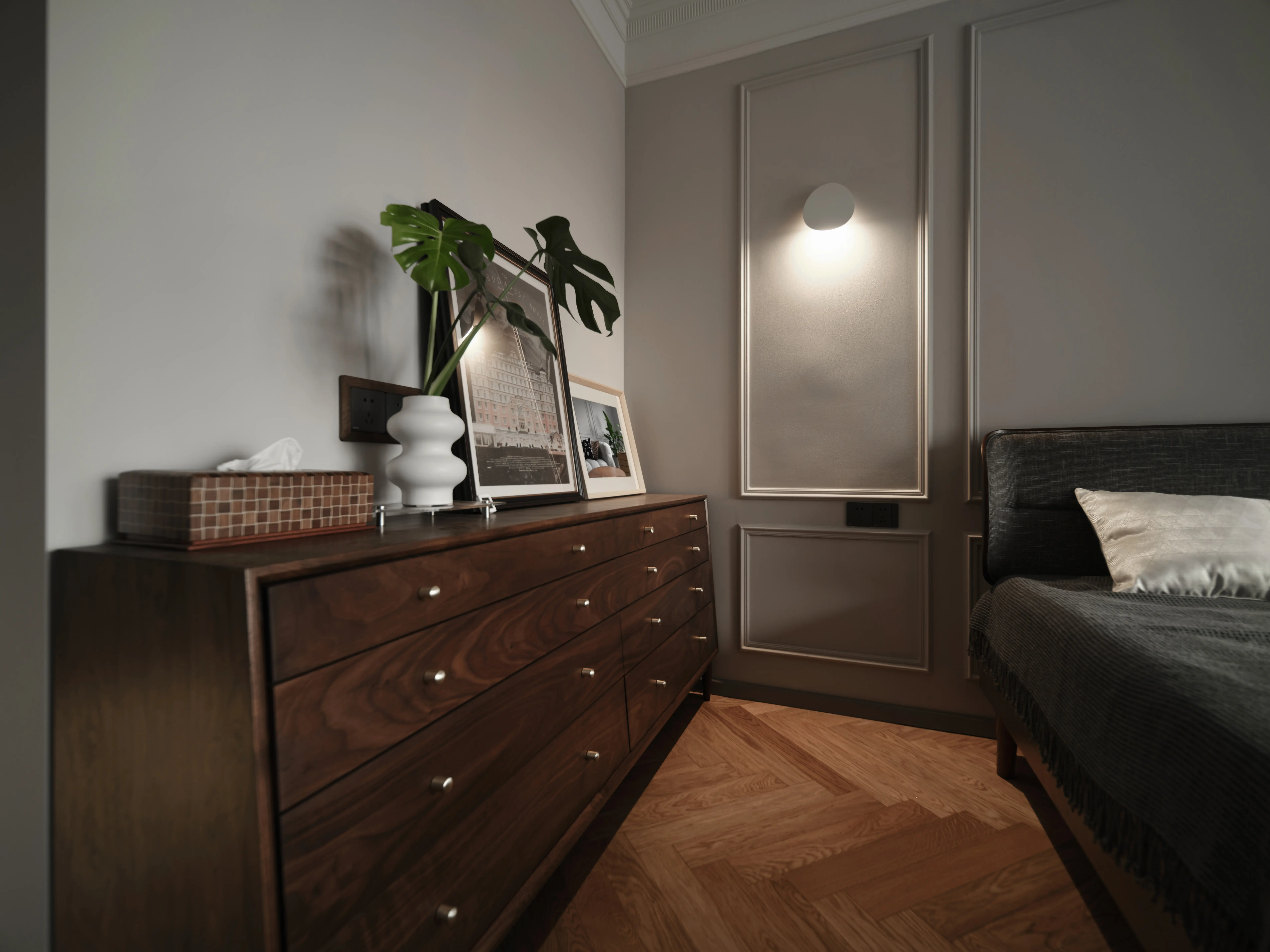 不能错过的📣“中古+现代”卧室设计图片_2