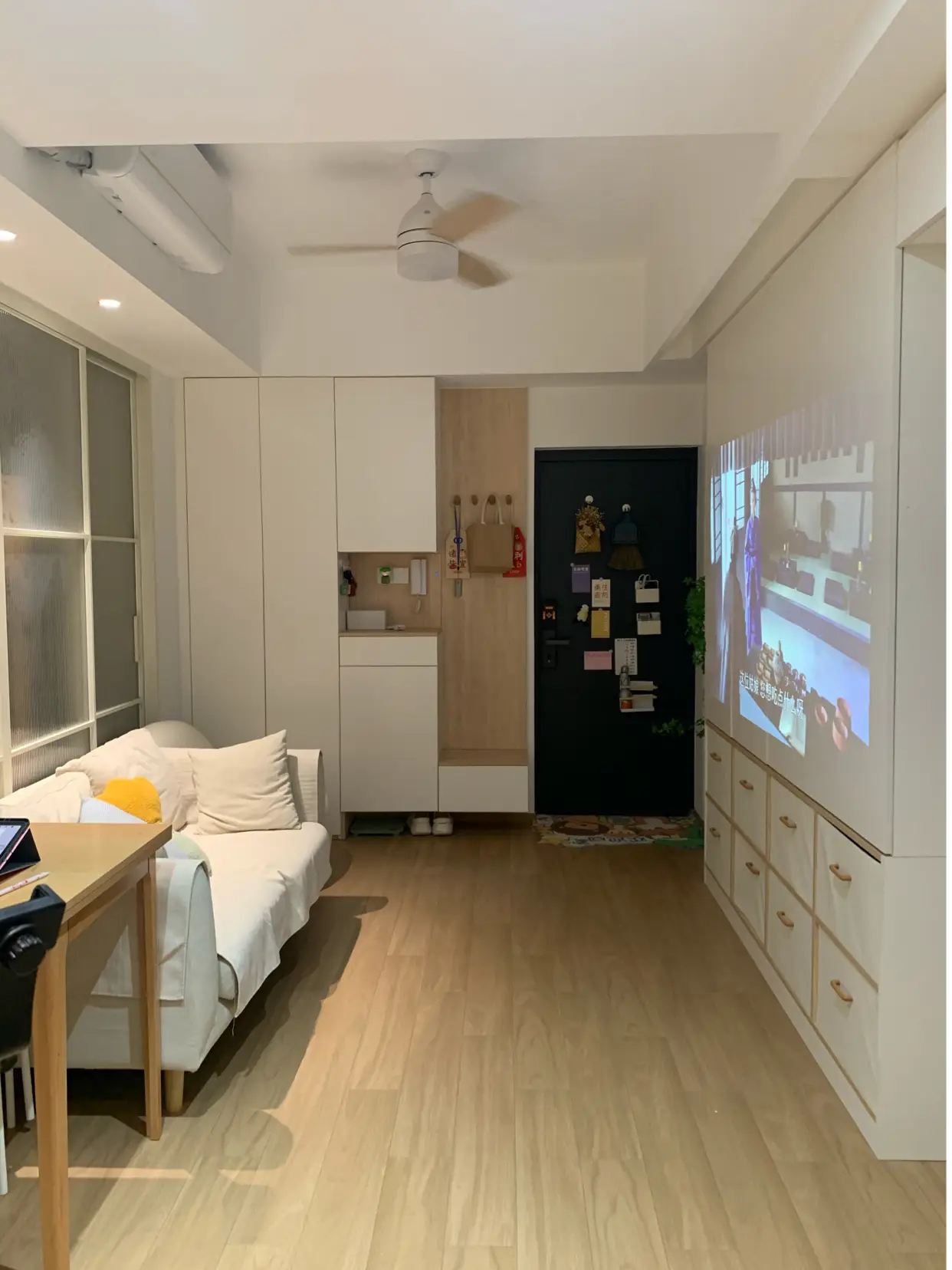 客厅放弃背景墙❗️解锁5平收纳空间✅图片_0