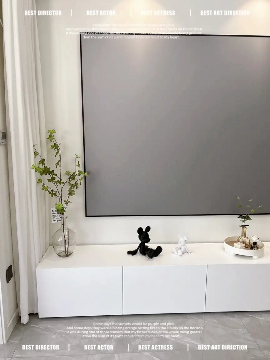 被围观了！我的极简风电视柜图片_2