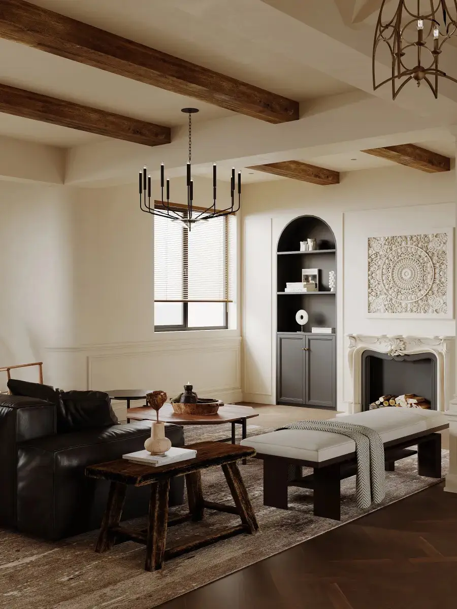 5款法式复古客厅，轻松get居家氛围感~图片_0