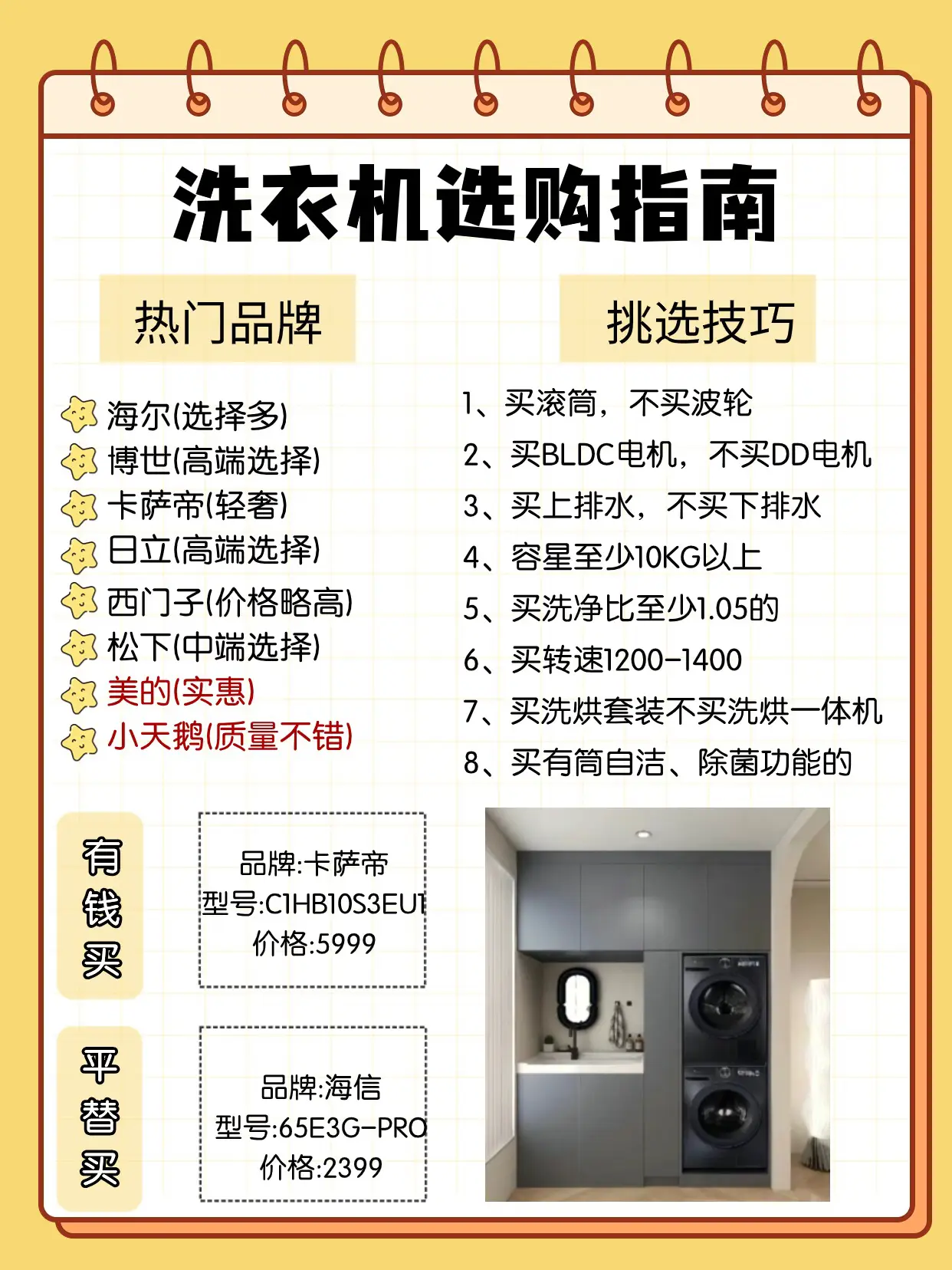 五套房总结出来的家电挑选攻略来啦！图片_5