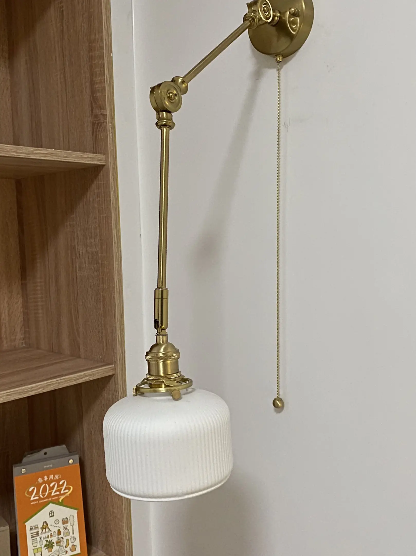 白色陶瓷+铁艺电镀，质感满分的壁灯推荐图片_6