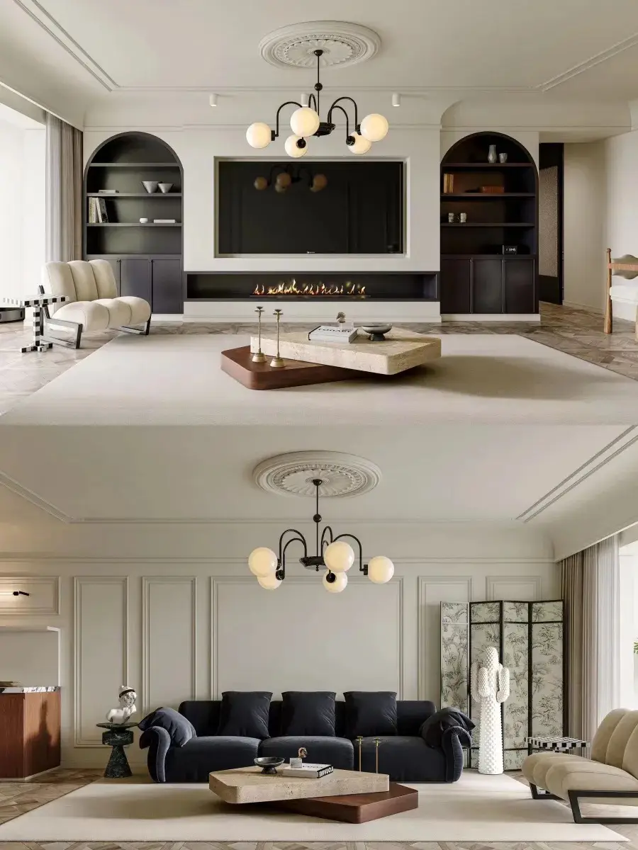 5款法式复古客厅，轻松get居家氛围感~图片_3